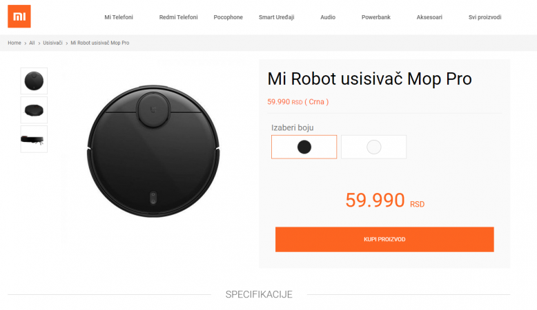 Mi Robot usisivač Mop Pro - Kupovina - Mi Srbija -.png