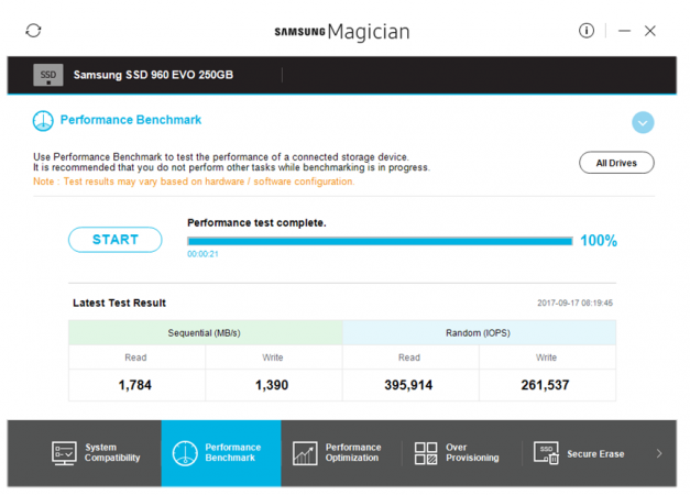 Samsung Magician Samsung EVO 250GB Score.png