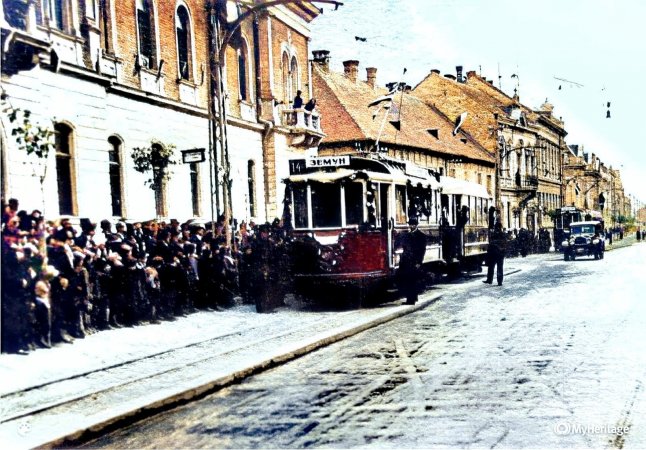 Tramvajska linija 14 od centra Beograda do centra Zemuna puštena u saobraćaj 5. novembra 1935..jpg