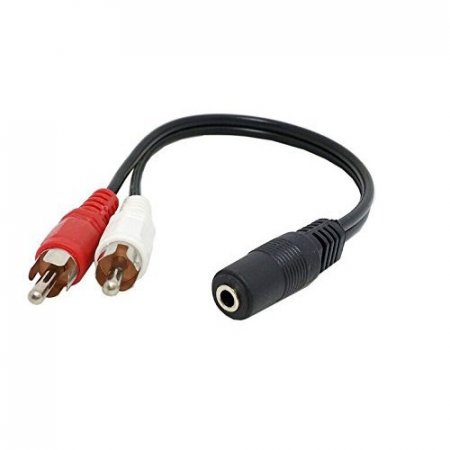 0.3M 3.5mm Stereo Audio Aux Female to 2 RCA LR Male Cable Converter.jpg