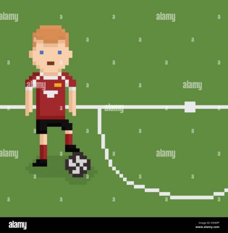 pixel-art-style-illustration-football-soccer-player-on-green-field-E9X6PF.jpg