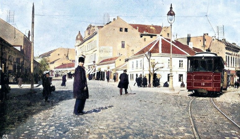 Ugao Kolarčeve i Knez Mihailove,1907. godina.jpg